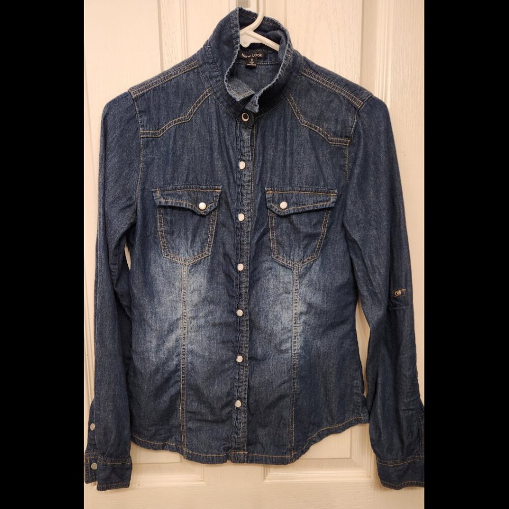 Denim Button Up